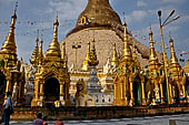 Yangon Myanmar. Shwedagon Pagoda (the Golden Stupa).  